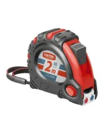 Ruleta cauciucata cu magnet 2 m, Extol Premium, 16 mm, 3122