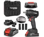 Cheie impact fara perii 600Nm, 2 baterii 20V 2Ah, 3 trepte, valiza, Tagred TA8012