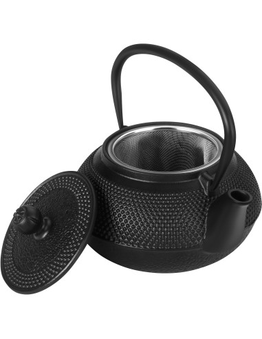 Set ceai din fonta cu ceanic, Kraft&Dele, 4 cesti si infuzor, KD4271 Set ceai din fonta cu ceanic, Kraft&Dele, 4 cesti si infuzor, KD4271
