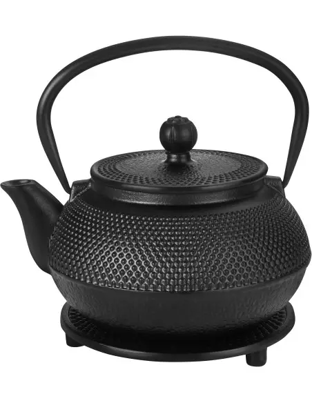 Set ceai din fonta cu ceanic, Kraft&Dele, 4 cesti si infuzor, KD4271 Set ceai din fonta cu ceanic, Kraft&Dele, 4 cesti si infuzor, KD4271