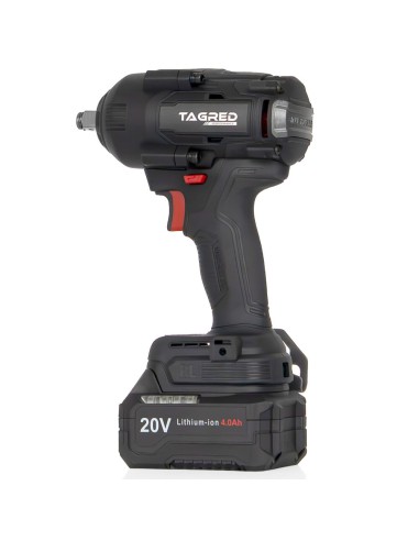 Cheie de impact cu acumulator 20V, TAGRED, 1000 Nm, 2 baterii, TA8023 Cheie de impact cu acumulator 20V, TAGRED, 1000 Nm, 2 baterii, TA8023