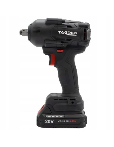 Cheie de impact cu acumulator 20V, TAGRED, 1000 Nm, 2 baterii, TA8023 Cheie de impact cu acumulator 20V, TAGRED, 1000 Nm, 2 baterii, TA8023