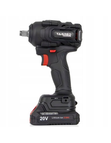 Cheie de impact 600 Nm cu acumulator 20V, TAGRED, 2 baterii, TA8012 Cheie de impact 600 Nm cu acumulator 20V, TAGRED, 2 baterii, TA8012