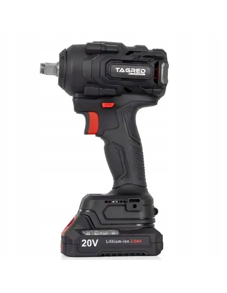 Cheie de impact 600 Nm cu acumulator 20V, TAGRED, 2 baterii, TA8012 Cheie de impact 600 Nm cu acumulator 20V, TAGRED, 2 baterii, TA8012