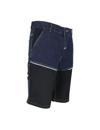 Pantaloni de lucru scurti din denim, RAW-POL, elastici, cu buzunare, JEANS204-TS Pantaloni de lucru scurti din denim, RAW-POL, elastici, cu buzunare, JEANS204-TS