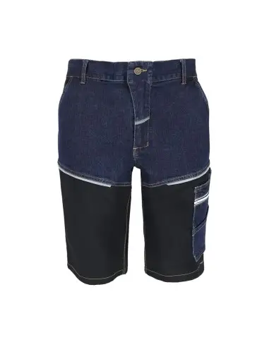 Pantaloni de lucru scurti din denim, RAW-POL, elastici, cu buzunare, JEANS204-TS Pantaloni de lucru scurti din denim, RAW-POL, elastici, cu buzunare, JEANS204-TS