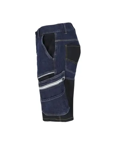 Pantaloni de lucru scurti din denim, RAW-POL, elastici, cu buzunare, JEANS204-TS Pantaloni de lucru scurti din denim, RAW-POL, elastici, cu buzunare, JEANS204-TS