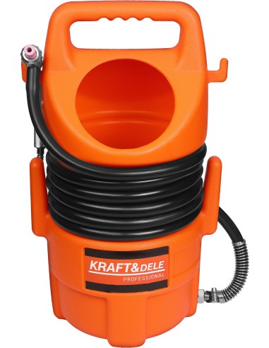 Sablator pneumatic cu sifon 10 L, Kraft&Dele, 4 duze, 80-120 PSI, KD5932