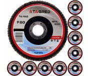TA1002-Disc circular pentru slefuirea metalelor 125mm/22.23mm P80 Tagred TAGRED Professional - 