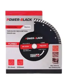 PB2003 - Lama diamantata turbo pentru taierea betonului, 230x22.2 mm Tagred TAGRED Professional - Cuttere si lame