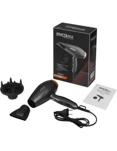 Uscator de par 2400 W, Kraft&Dele, difuzor, Cool Shot, KD4386 Uscator de par 2400 W, Kraft&Dele, difuzor, Cool Shot, KD4386