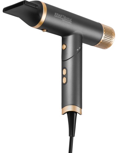 Uscator de par cu 5 accesorii, Kraft&Dele, 1800 W, afisaj LED, KD4383 Uscator de par cu 5 accesorii, Kraft&Dele, 1800 W, afisaj LED, KD4383