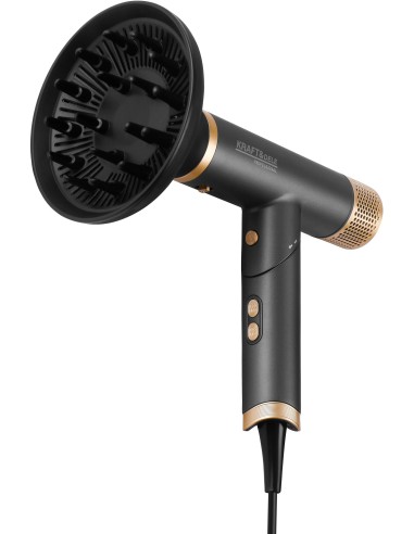Uscator de par cu 5 accesorii, Kraft&Dele, 1800 W, afisaj LED, KD4383 Uscator de par cu 5 accesorii, Kraft&Dele, 1800 W, afisaj LED, KD4383