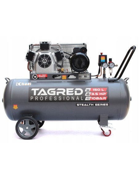 Compresor aer 150l fara ulei, Seria PRO-Line, Tagred, 3 pistoane, 420l/min, Ta3390 Compresor aer 150l fara ulei, Seria PRO-Line, Tagred, 3 pistoane, 420l/min, Ta3390