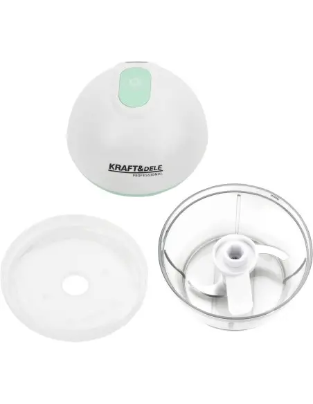 Tocator de carne si legume fara fir, Kraft&Dele, 150 ml, 2500 mAh, KD4363 Tocator de carne si legume fara fir, Kraft&Dele, 150 ml, 2500 mAh, KD4363