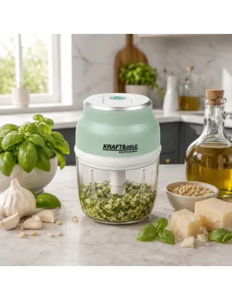 Tocator de legume si carne fara fir, Kraft&Dele, 230 ml, 2500 mAh, KD4362 Tocator de legume si carne fara fir, Kraft&Dele, 230 ml, 2500 mAh, KD4362
