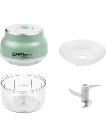 Tocator pentru carne si legume fara fir, Kraft&Dele, 150 ml, 2500 mAh, KD4361 Tocator pentru carne si legume fara fir, Kraft&Dele, 150 ml, 2500 mAh, KD4361