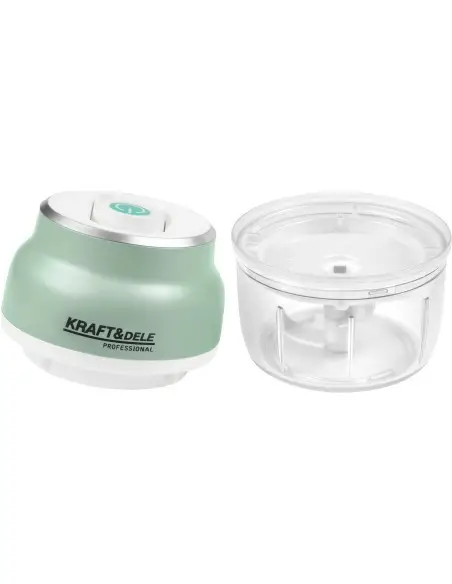 Tocator pentru carne si legume fara fir, Kraft&Dele, 150 ml, 2500 mAh, KD4361 Tocator pentru carne si legume fara fir, Kraft&Dele, 150 ml, 2500 mAh, KD4361