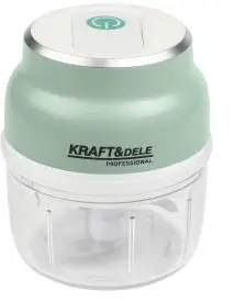 Tocator pentru carne si legume fara fir, Kraft&Dele, 150 ml, 2500 mAh, KD4361