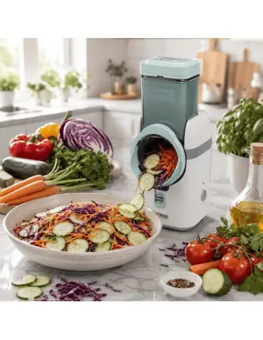 Feliator automat de legume, Kraft&Dele, 250 W, 5 functii, KD4360