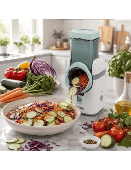 Feliator automat de legume, Kraft&Dele, 250 W, 5 functii, KD4360