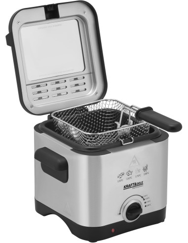 Friteuza traditionala 1,5 L, Kraft&Dele, 1000 W, KD4330 Friteuza traditionala 1,5 L, Kraft&Dele, 1000 W, KD4330