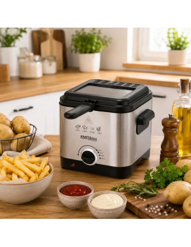 Friteuza traditionala 1,5 L, Kraft&Dele, 1000 W, KD4330 Friteuza traditionala 1,5 L, Kraft&Dele, 1000 W, KD4330