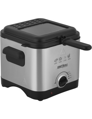Friteuza traditionala 1,5 L, Kraft&Dele, 1000 W, KD4330 Friteuza traditionala 1,5 L, Kraft&Dele, 1000 W, KD4330