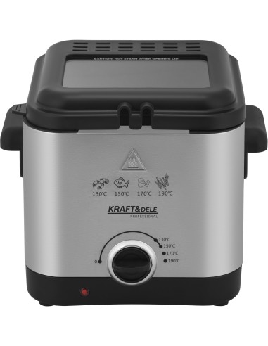 Friteuza traditionala 1,5 L, Kraft&Dele, 1000 W, KD4330 Friteuza traditionala 1,5 L, Kraft&Dele, 1000 W, KD4330