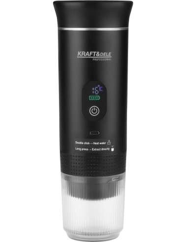 Espressor portabil 3 in 1, Kraft&Dele, 125 W, 20 bar, KD4285