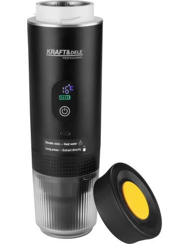 Espressor portabil 3 in 1, Kraft&Dele, 125 W, 20 bar, KD4285