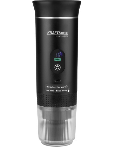 Espressor portabil 3 in 1, Kraft&Dele, 125 W, 20 bar, KD4285