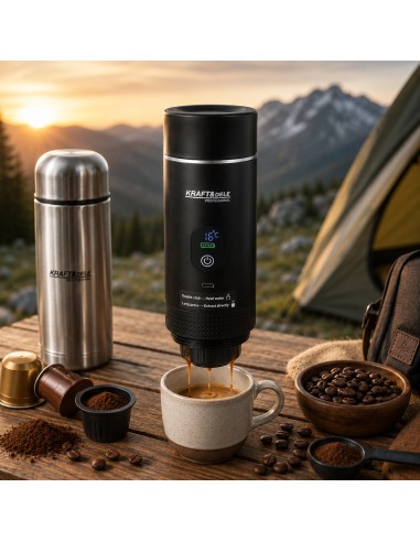 Espressor portabil 3 in 1, Kraft&Dele, 125 W, 20 bar, KD4285