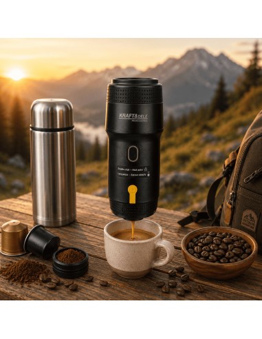 Espressor portabil, Kraft&Dele, 3 in 1, 20 bar, KD4284