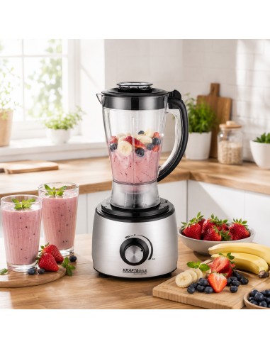 Robot de bucatarie multifunctional 1800W, Kraft&Dele, bol 3L, blender, KD4250