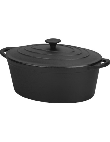 Tava de copt din fonta 6.4L, Kraft&Dele, 33 cm, cu capac, KD4246 Tava de copt din fonta 6.4L, Kraft&Dele, 33 cm, cu capac, KD4246
