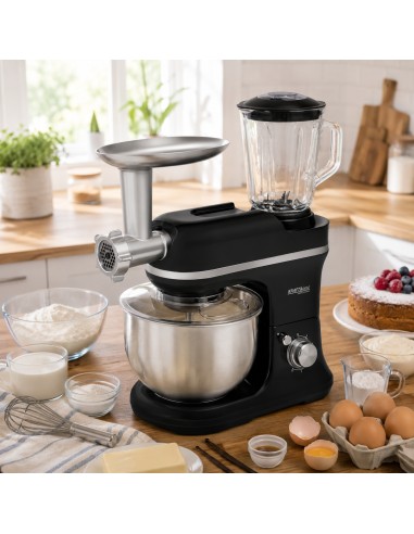 Robot multifunctional 3000W, Kraft&Dele, bol 5L, blender si masina de tocat, KD4227 Robot multifunctional 3000W, Kraft&Dele, bol 5L, blender si masina de tocat, KD4227