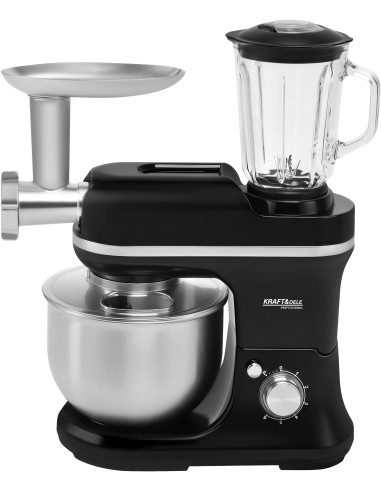 Robot multifunctional 3000W, Kraft&Dele, bol 5L, blender si masina de tocat, KD4227 Robot multifunctional 3000W, Kraft&Dele, bol 5L, blender si masina de tocat, KD4227