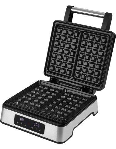 Aparat pentru vafe 2200W, afisaj LED,... Aparat pentru vafe 2200W, afisaj LED,...