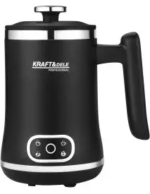 Spumator electric de lapte 500W, Kraft&Dele, 4 programe, 300 ml, KD4178