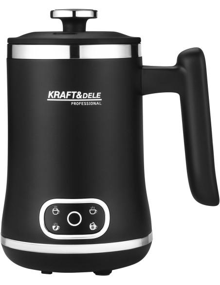 Spumator electric de lapte 500W, Kraft&Dele, 4 programe, 300 ml, KD4178