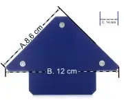 TA620- Dispozitiv magnetic pentru fixare, sudura, 3 unghiuri , 11.5 kg Tagred TAGRED Professional - Sudura