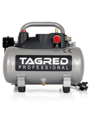 Compresor fara ulei 6L, Tagred, 1100W, 8 bar, doua pistoane, 158 l/min,TA380 Compresor fara ulei 6L, Tagred, 1100W, 8 bar, doua pistoane, 158 l/min,TA380