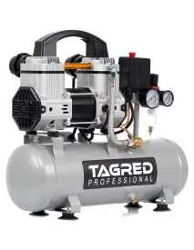 Compresor fara ulei, Tagred , 9L, 1100W, 2 pistoane, 8 Bar, 158 l/min, TA327