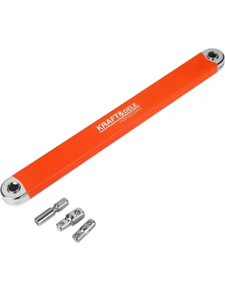 Cheie extensibila pentru angrenaj, Kraft&Dele, 390 mm cu adaptoare, KD5936