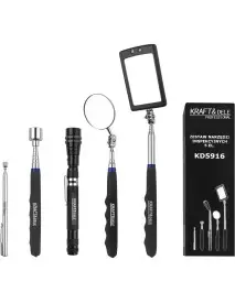 Set instrumente de inspectie 5 piese, Kraft&Dele, telescopice, magnetice, KD5916