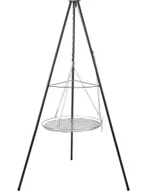 Gratar cu trepied 51 cm, Kraft&Dele, reglare inaltime, otel, KD4183