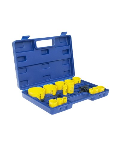 TA1108- Set 17 bucati carote-freze, pentru metal si lem, din otel HSS Tagred
