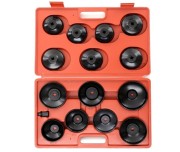 Trusa chei filtru de ulei, Kraft&Dele KD10500, 15 piese, cu adaptor