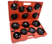 Trusa chei filtru de ulei, Kraft&Dele KD10500, 15 piese, cu adaptor